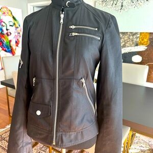 Marc by Marc Jacobs Lightweight Fully Lined Biker Jacket with Zippers